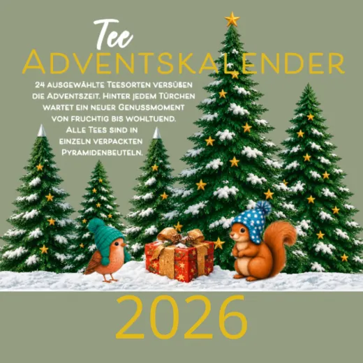 Adventskalender 2026 24x Tee 60g Inhalt (Vorverkauf 2026)