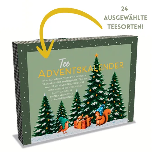 Adventskalender 2026 24x Tee 60g Inhalt (Vorverkauf 2026)