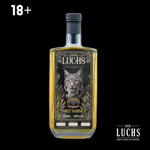 DER LUCHS- Malt Whisky- 5 Jahre - 40 %Vol. (Vorverkauf)