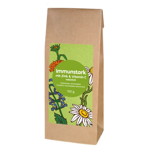 Immunstark mit Zink und Vitamin C - Kräutertee 100g
