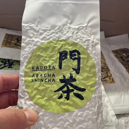 Japan Flugtee 2025 Kadota Aracha Shincha BIO 50g - Grüntee