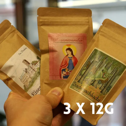 Kleine Eisenacher 3er Probier Set (3 mal 12g nach Wahl)